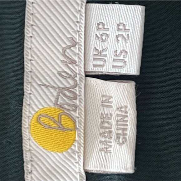 BODEN Zoe Frill Detail Blouse Midnight Garden Sprig Floral Green  Size 2P - Picture 8 of 9